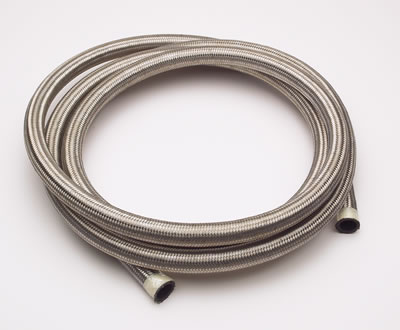 -6 Stainless Steel Braided Hose - High Pressure - Click Image to Close